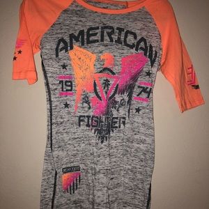 American Fighter 1/2 sleeve top